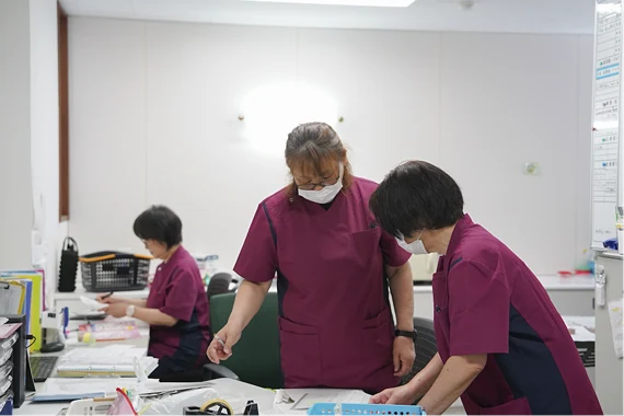 午後のケア