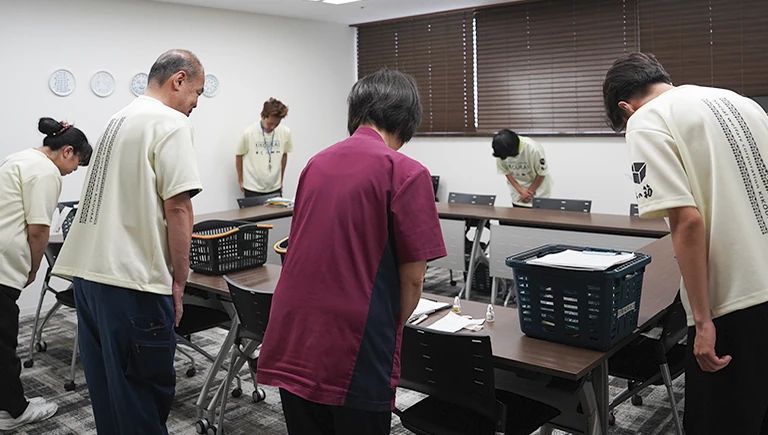 礼儀と感謝を大切に。基弘会が大切にしている部分です。