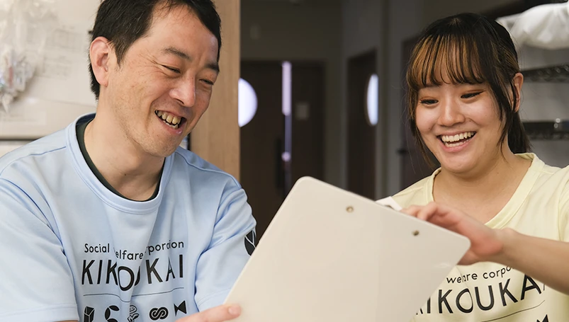 小さな気づきも確実に共有。夢の箱勝山は連携の強さが自慢です！